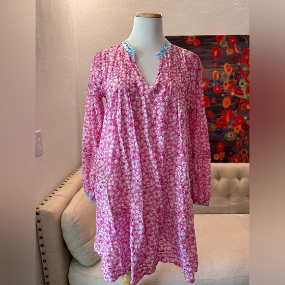 Roller Rabbit Vinca Nydia Dress S missing belt - Picture 2 of 11